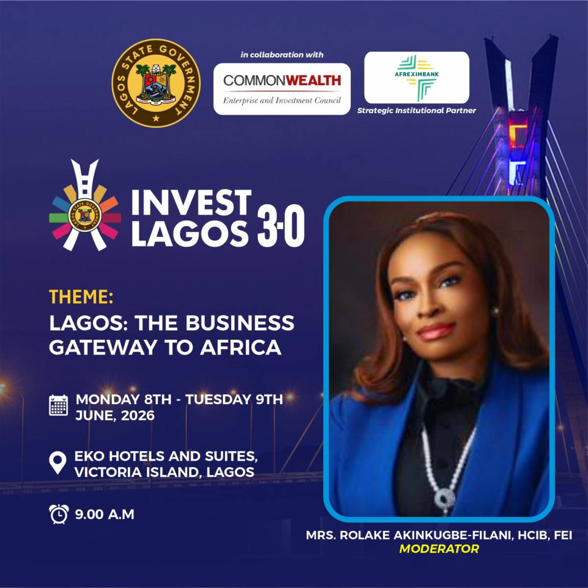 Meet some of the moderators at the upcoming INVEST IN LAGOS 3.0