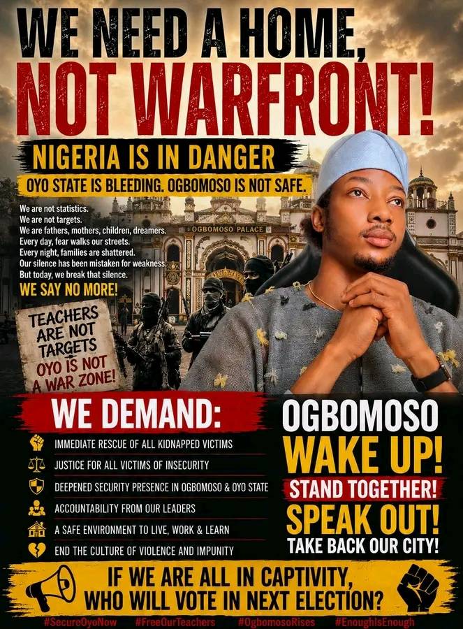 We cannot continue to live in fear in our own land.
Our people deserve to sleep with their two eyes...