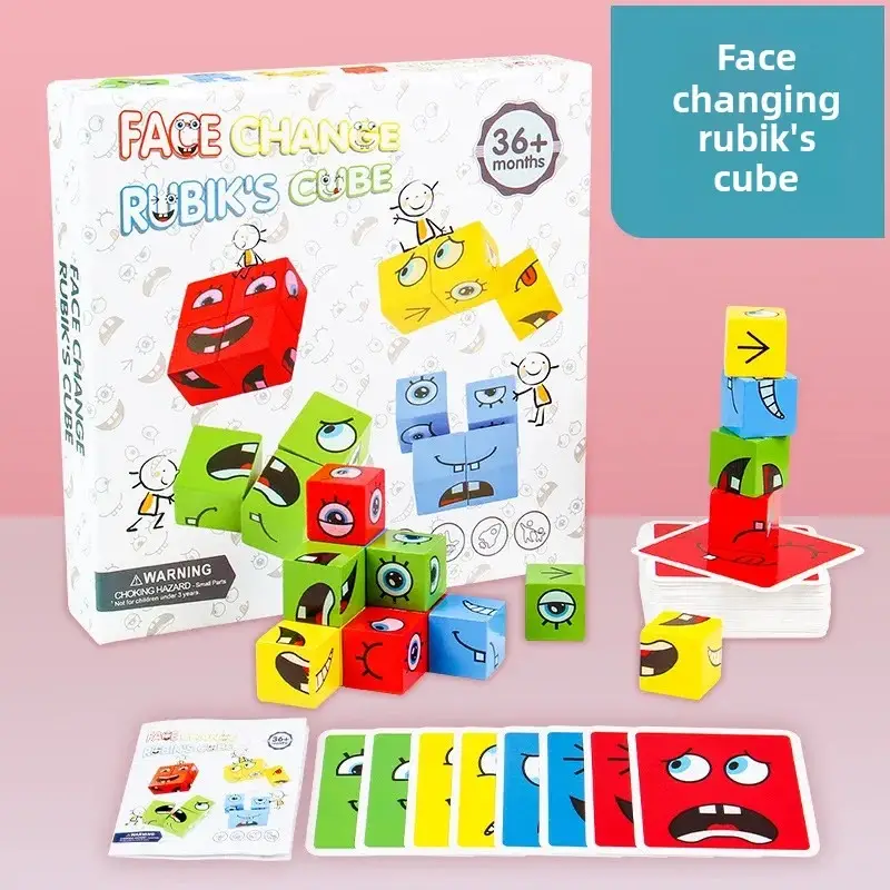 Looking for a fun way to boost your little one's brainpower? 🧩✨
Meet the Face Change Rubik's Cube...