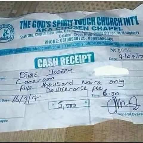 Friends, read your bible to know the word of God for yourselves or you will pay 120k for one bottle...