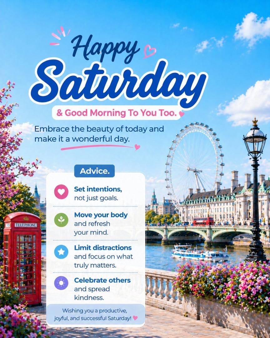 Enjoy your every minute and always take care of you….