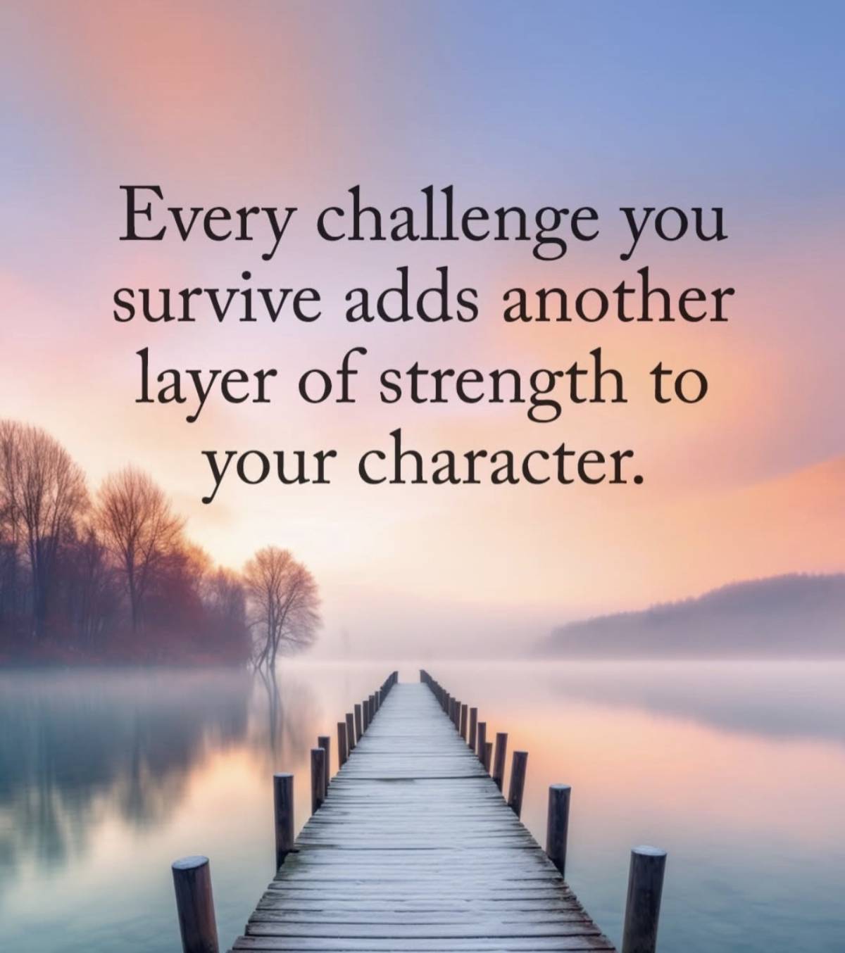 Character says a lot about you keep it at a 100%
