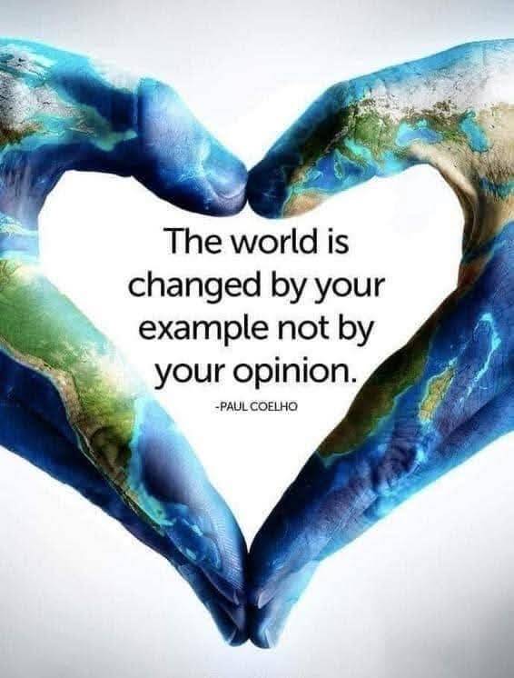Be the change you need…..