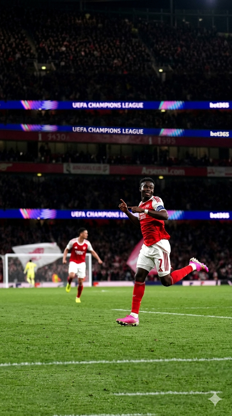 Twenty years is a long time in football—but Bukayo Saka just made it feel like destiny fulfilled.
Ar...