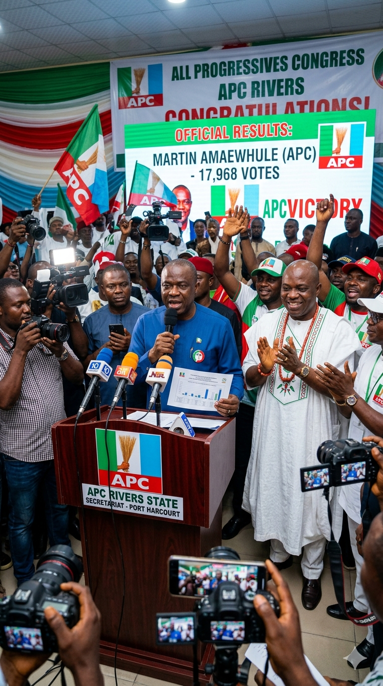 Allies of Nyesom Wike emerged as major winners in the All Progressives Congress House of Representat...