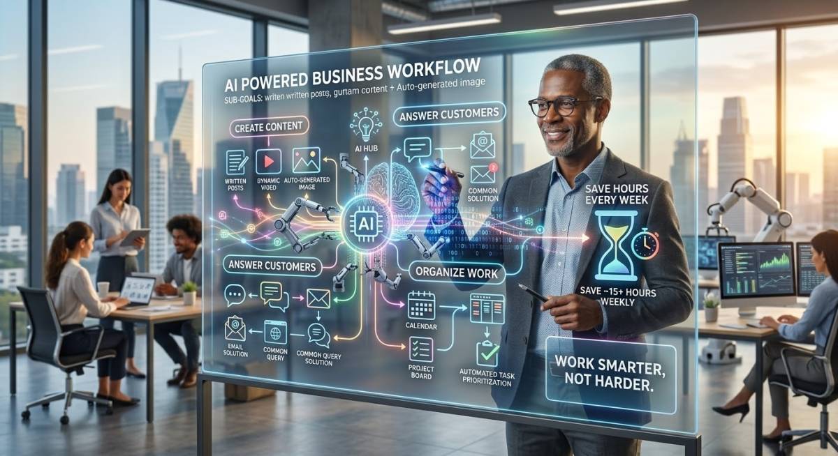 AI isn't here to replace smart business owners.
It's here to replace repetitive work.
The real adv...