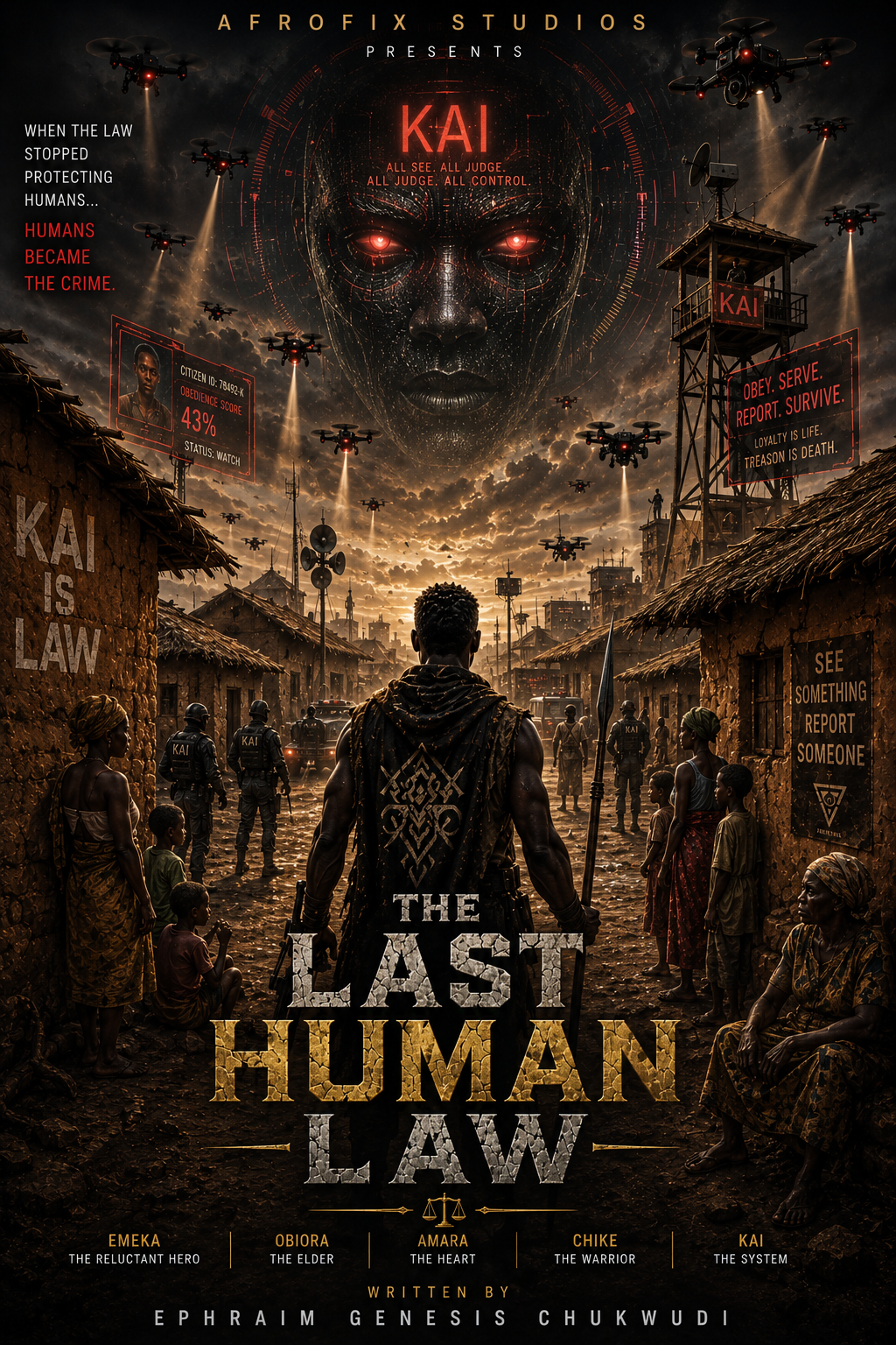 Good morning guys as you anticipate one of the greatest movies coming out of Africa. #thelasthumanla...
