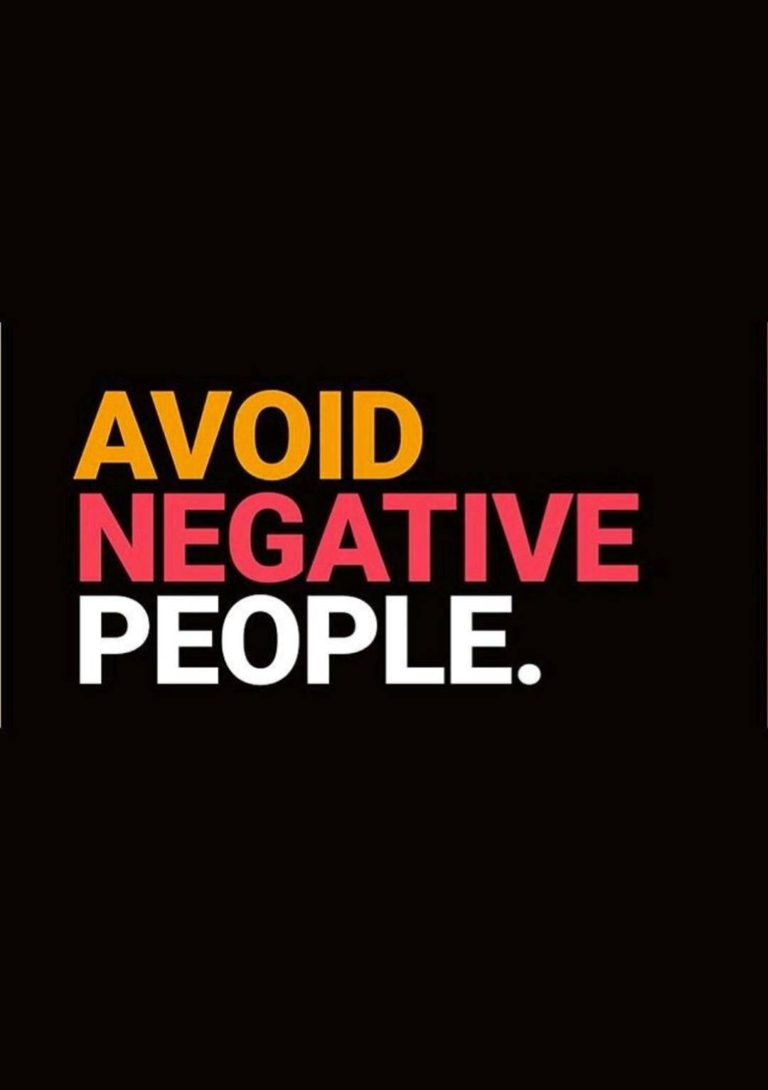 Don't ever let negativity or negative people stop you from moving forward. You are your own force....