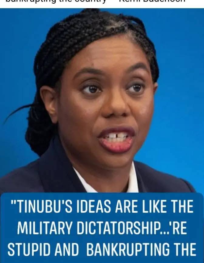 Tinubu's ideas are like the Military dictatorship. They are stupid and bankrupting the country
.......