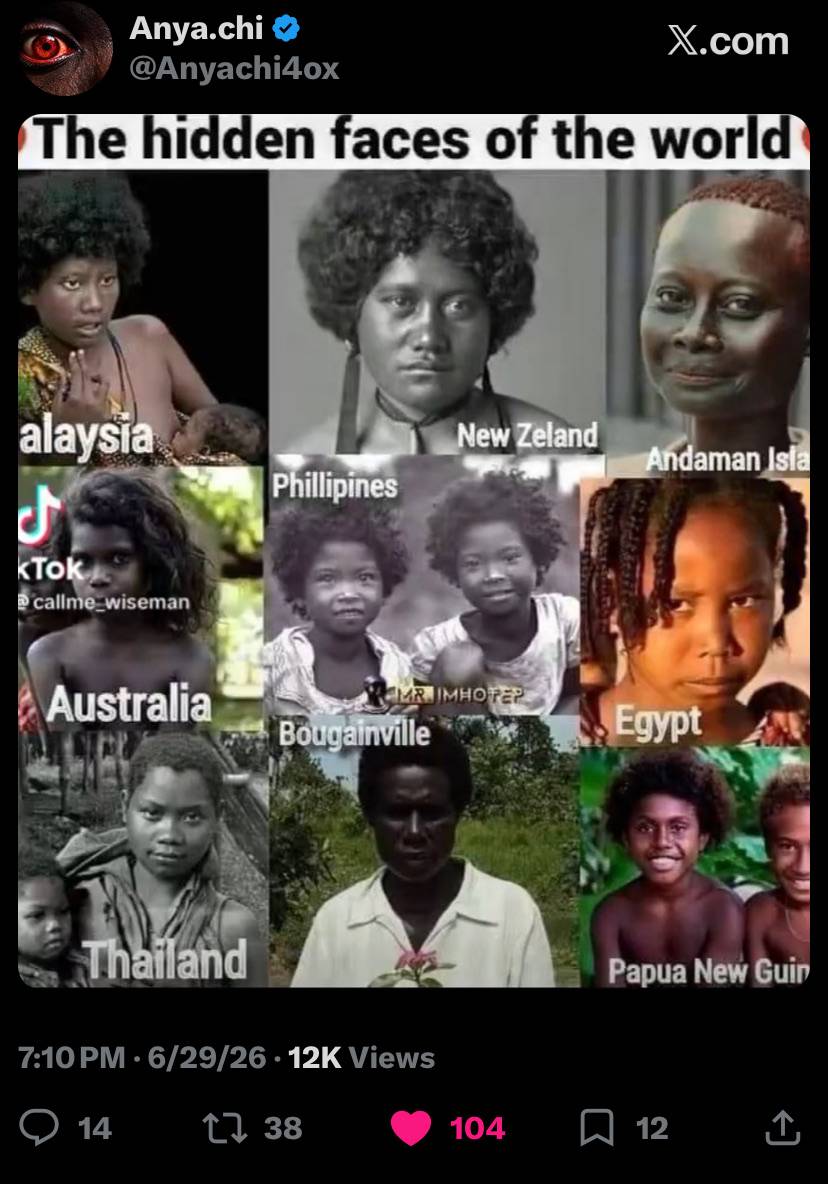 Dear blacks,
When you depend on the oppressors to write your story, you will be getting crap.
B...
