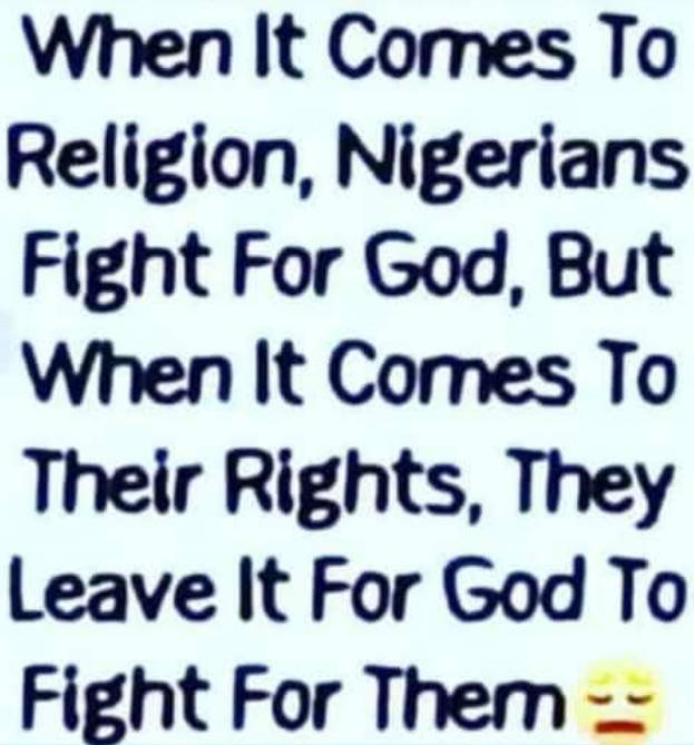 🇳🇬As a Nigerian know what you deserve
-Nigerians deserve free healthcare
-Free production educati...