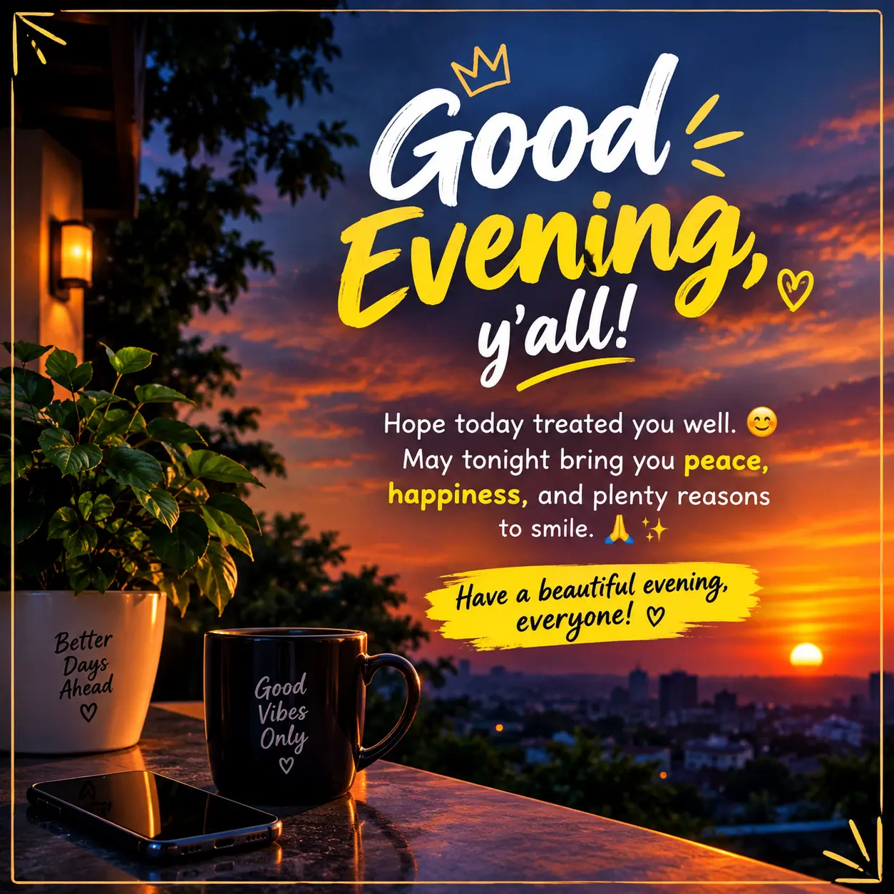 Good evening y'all ๐