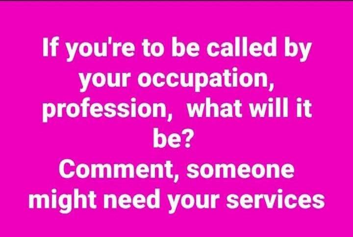 someone might need ur service