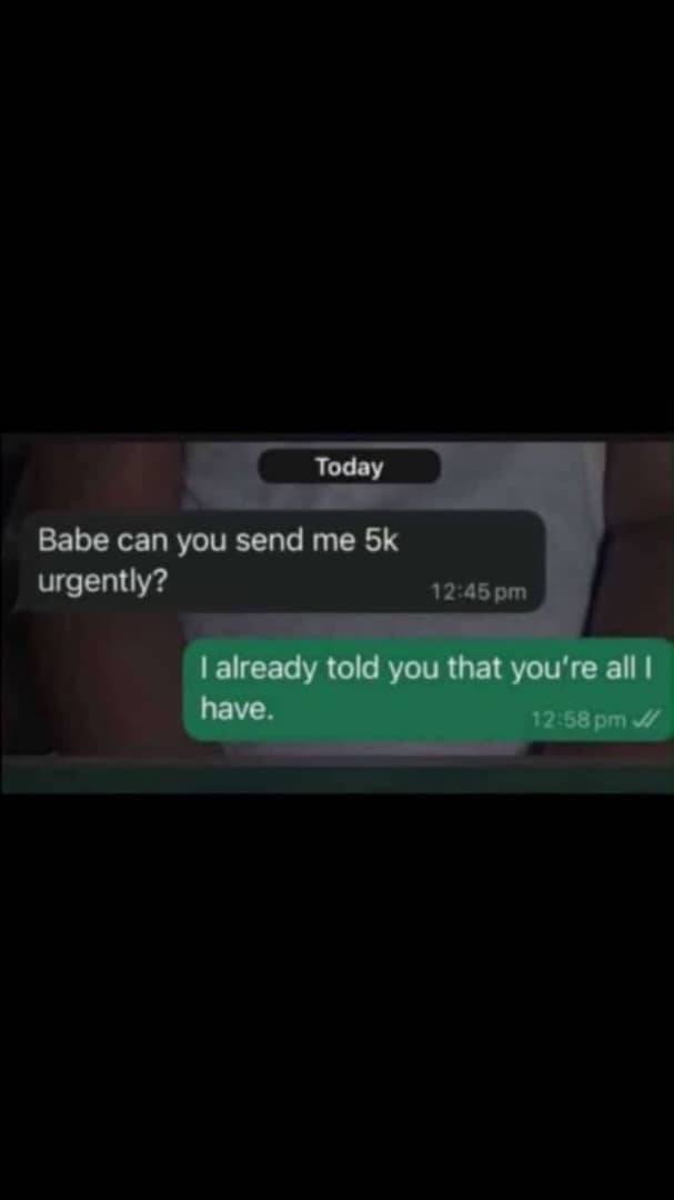 babe ๐ค๐ค ๐๐๐ gbam answer
