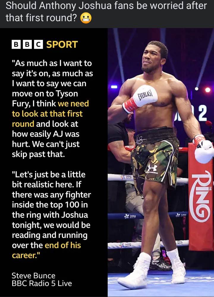 congratulations Anthony Joshua