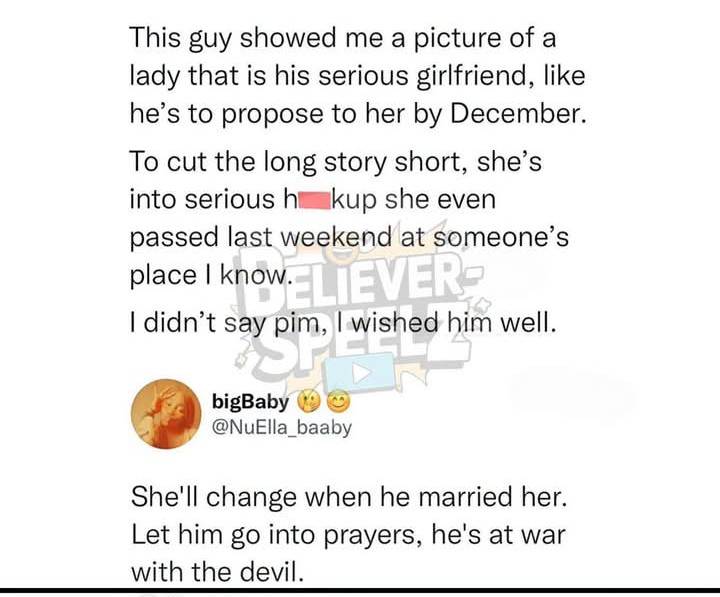 e no concern u if na u wetin u go do?