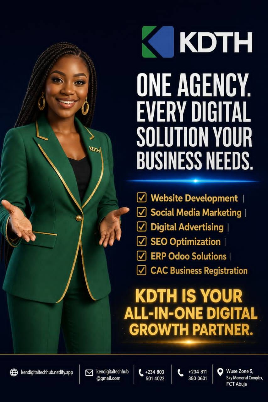 Think like KEN. Move like a brand built for the future. 🚀

At KEN DIGITAL TECH HUB, we don’t just s...