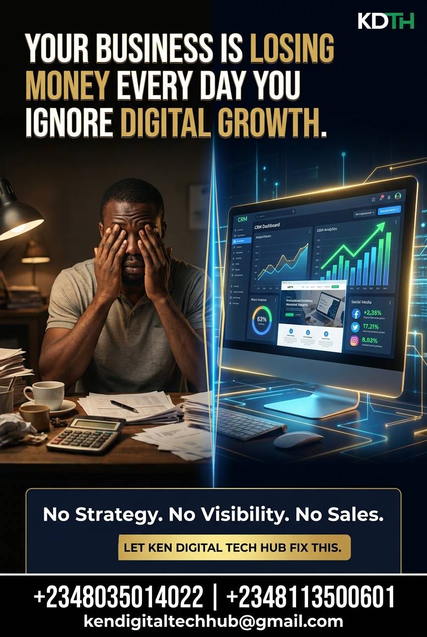 Your business is losing money every single day you ignore digital growth.
Painful truth.
Some busi...