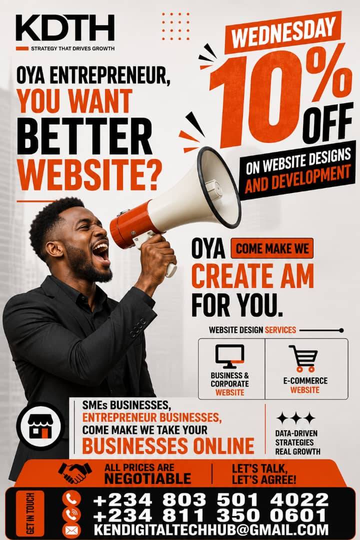 ๐ No vex... but if your business still no get website in 2026, na who you dey hide from?
You dey p...