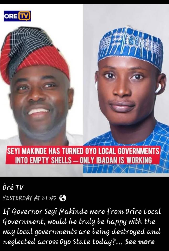Certainly, Seyi Makinde started b@nditry in Oyo State. He first st○le from the local government. He...