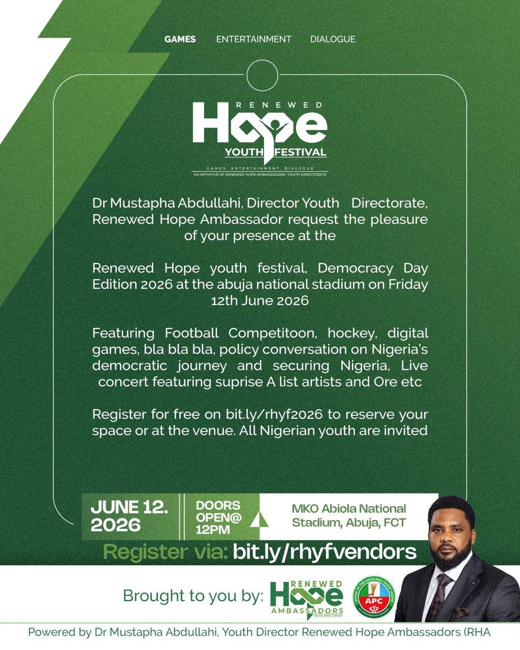 Renewed Hope youth festival