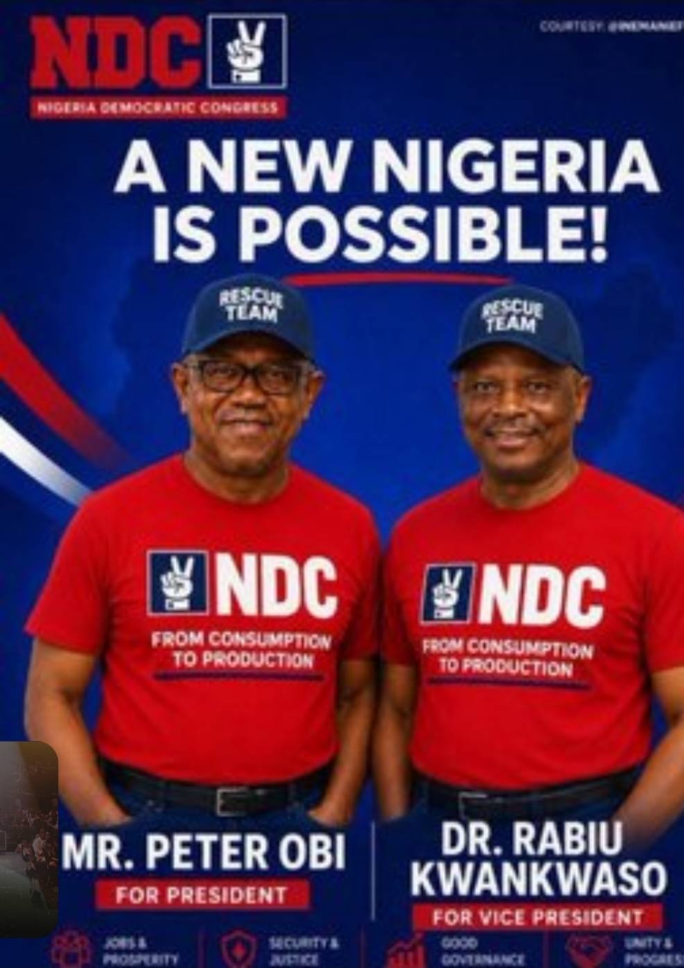 I am an unrepentant and an ardent supporter of @PeterObi @RMK as our next president and vice preside...