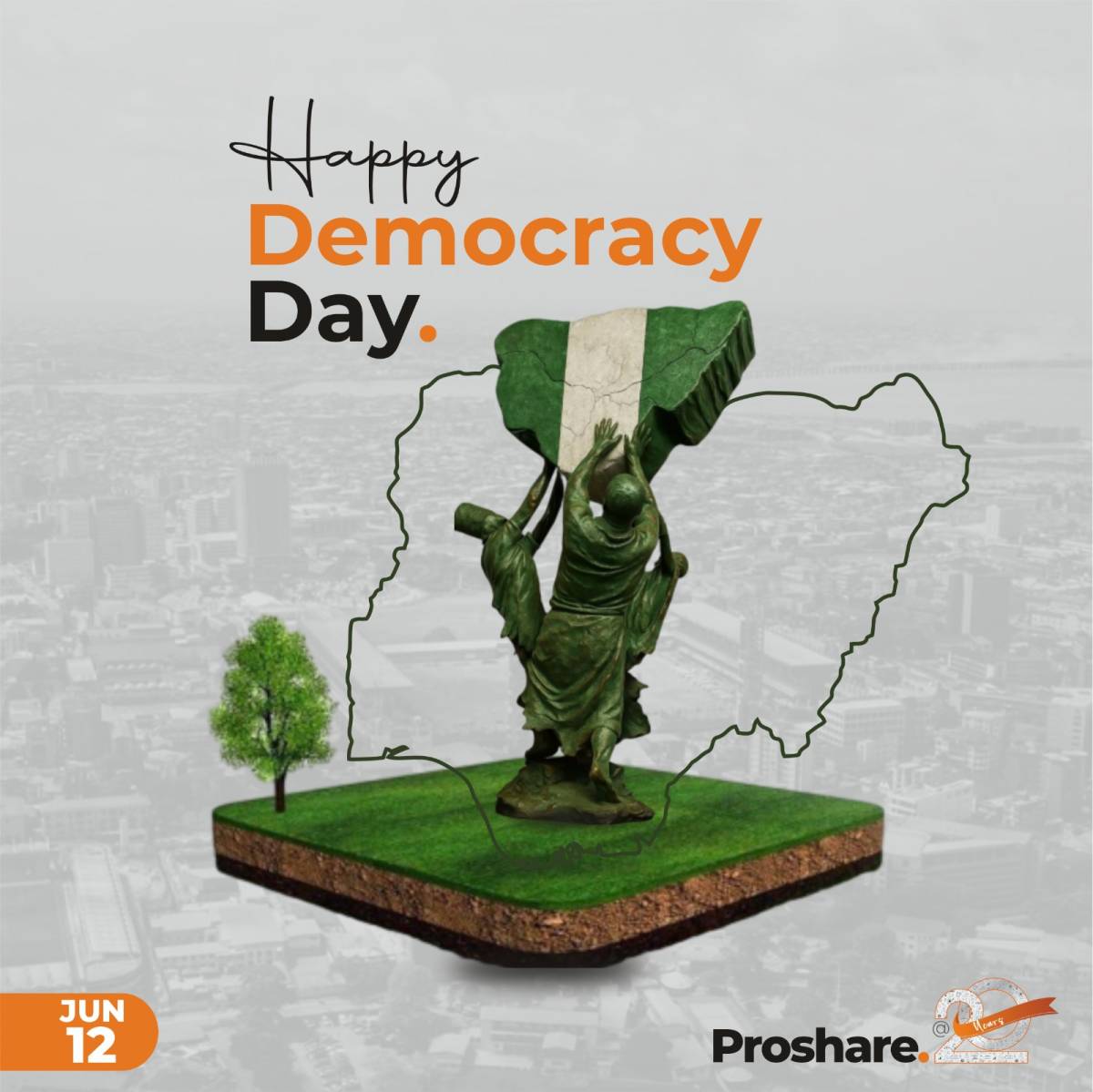 Today, we honour the strength of Nigeria’s democratic journey and the resilience of the people whose...