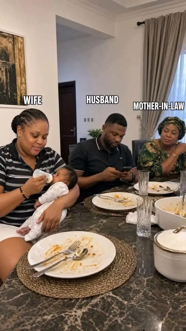 Between the wife and mother in law
Who is supposed to clear the table?
#LekeeLekee
#Trending
#Vira...