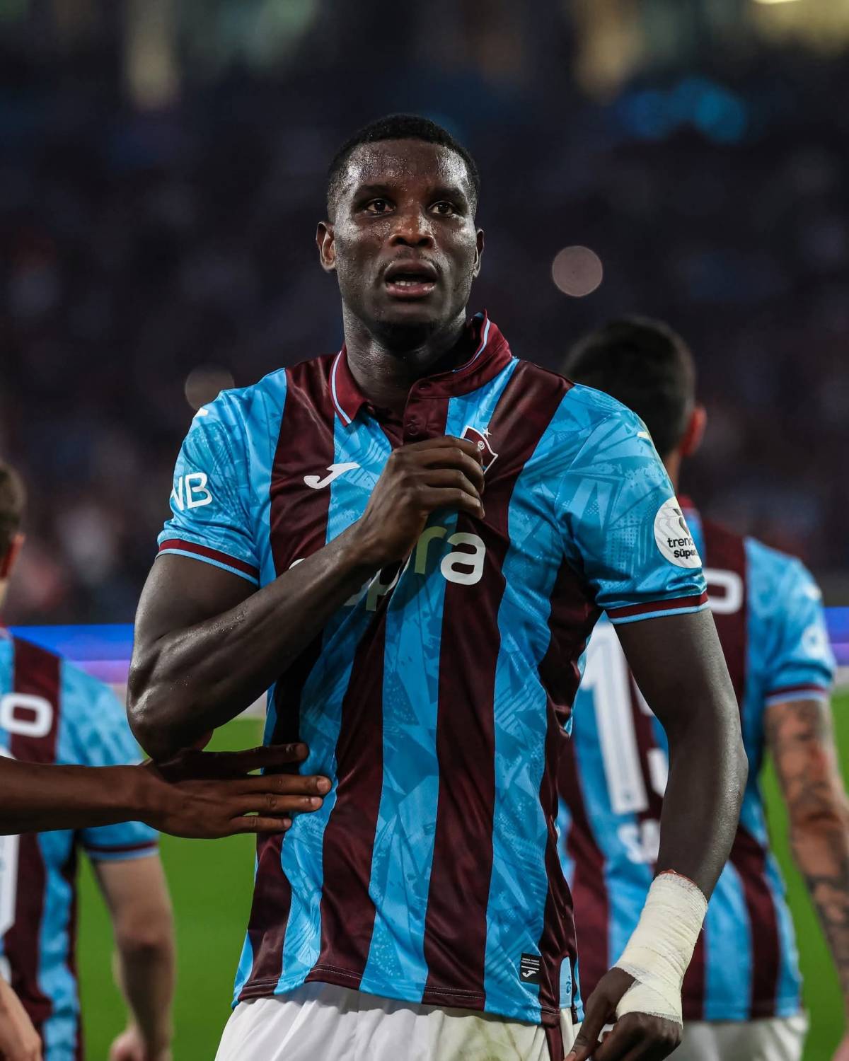 #Trabzonspor broke the #SuperLig record for headed goals in a single season and Nigerian superstar P...