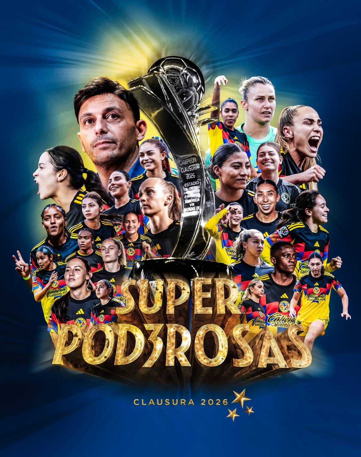 #SuperFalcons star Chidinma Okeke won the Clausura 2026 title with the Club América Femenil ⚽🏆....