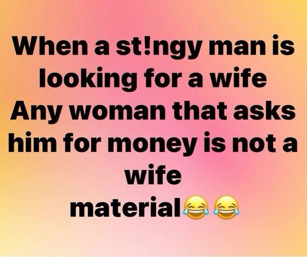 Stingy Men association 🤣🤣🤣