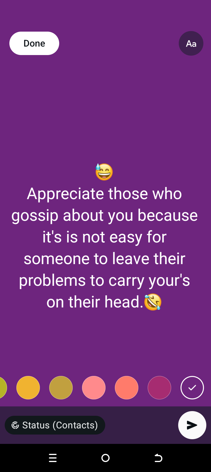 Yes appreciate them is not easy at all 🤣