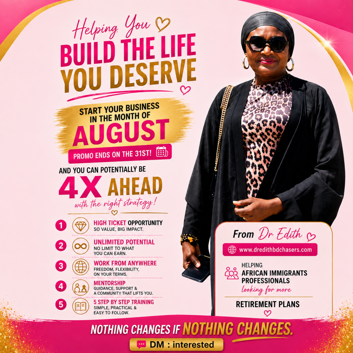 BUILD THE LIFE YOU DESERVE. đź’•
Are you an African immigrant or a professional looking for more than...