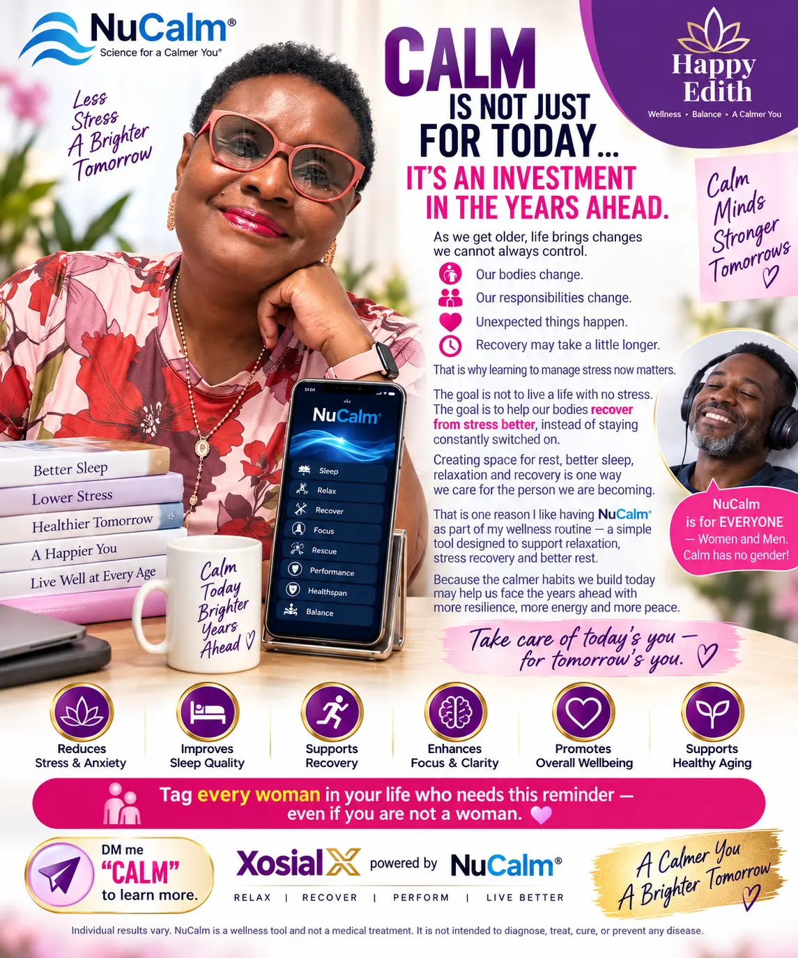 HELLLOOOO MOMS
CALM IS NOT JUST FOR TODAY…
IT’S AN INVESTMENT IN THE YEARS AHEAD.
Body:
As we get...
