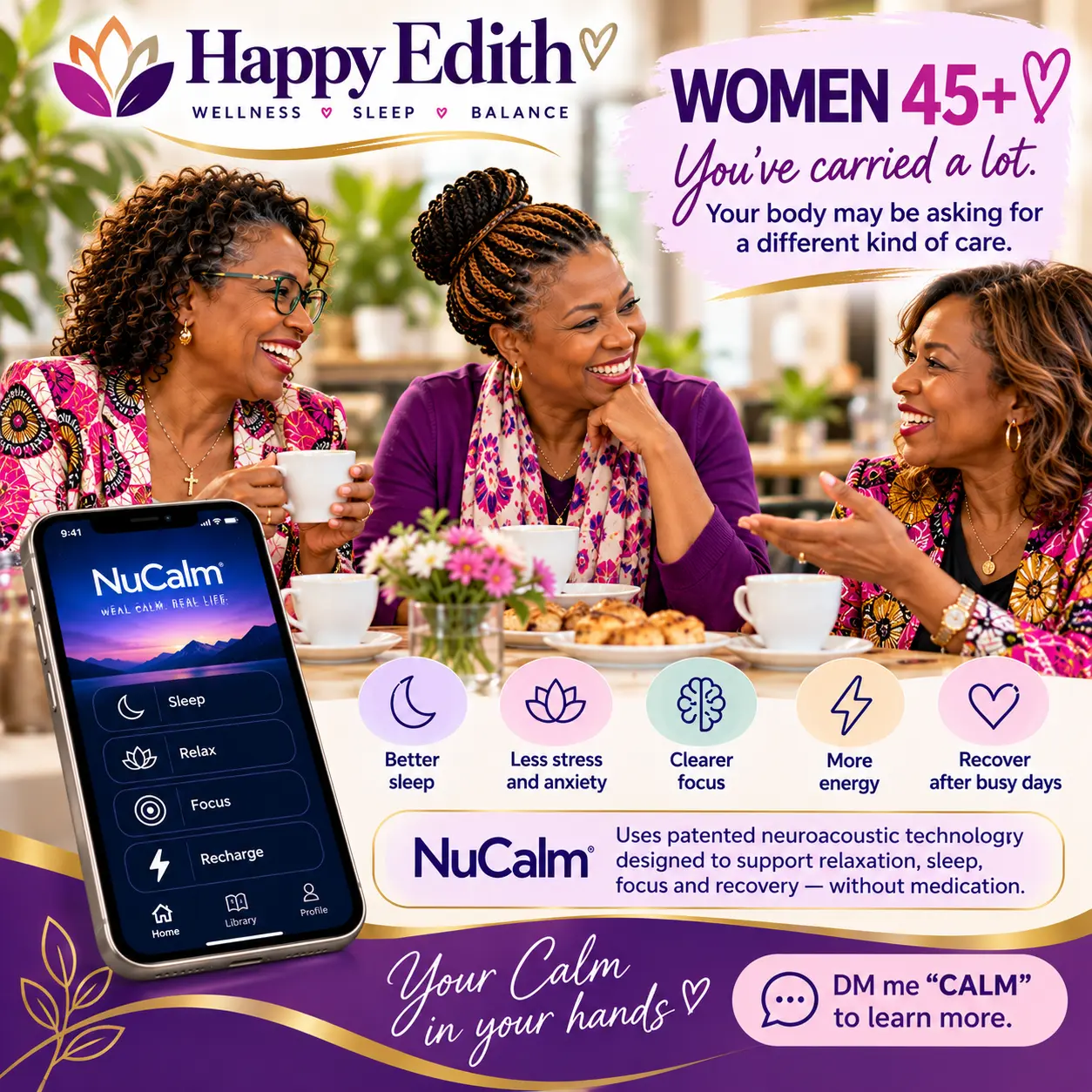💜 WOMEN 45+: “WHY DON’T I FEEL LIKE MYSELF LATELY?”

You’re still YOU…

But lately, something feels...