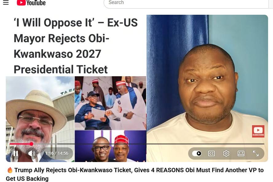 Respectfully Mike Arnold is very correct Peter Obi is a man of integrity. Truly there's a 'but' in t...