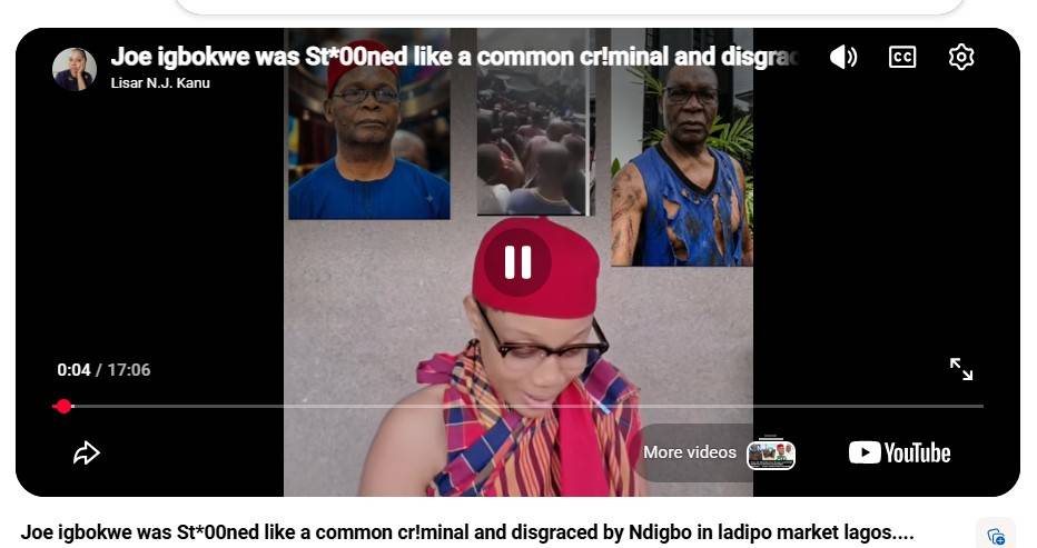 https://www.bing.com/videos/riverview/relatedvideo?q=joe+igbokwe+was+stoned+like+a+common+criminal+a...