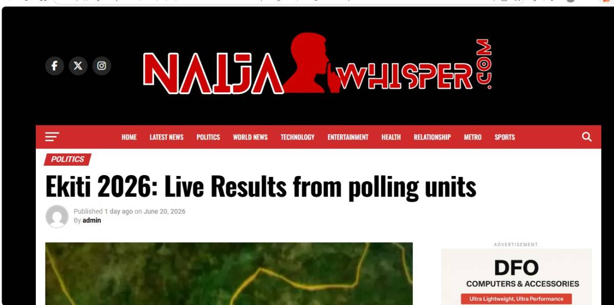 Request for International Support for Transparent, Secure, and Credible Elections in Nigeria
Your E...