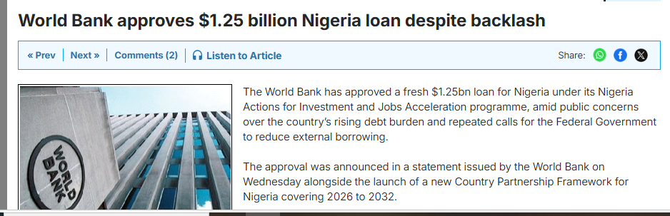 Your Excellencies Esteemed World Bank Stakeholder and Board members 240 million Nigerians are writin...