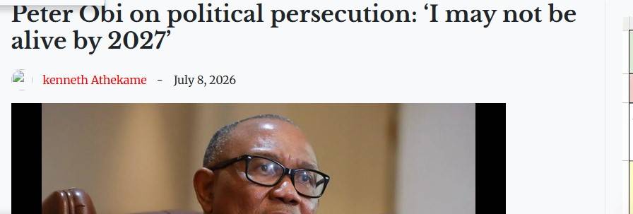 Your Excellency Esteemed Mr. Peter Obi, 240 million Nigerians are
writing to you as a deeply frust...