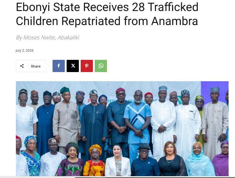 Your Excellencies President Tinubu, Governors, and First Ladies of the 36 States, opposition parties...