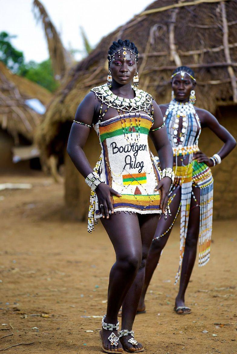 โจ Queens draped in heritage and heat!
Bead by bead, tradition slays. ๐
#BourgeonAilog #AfricanRoya...