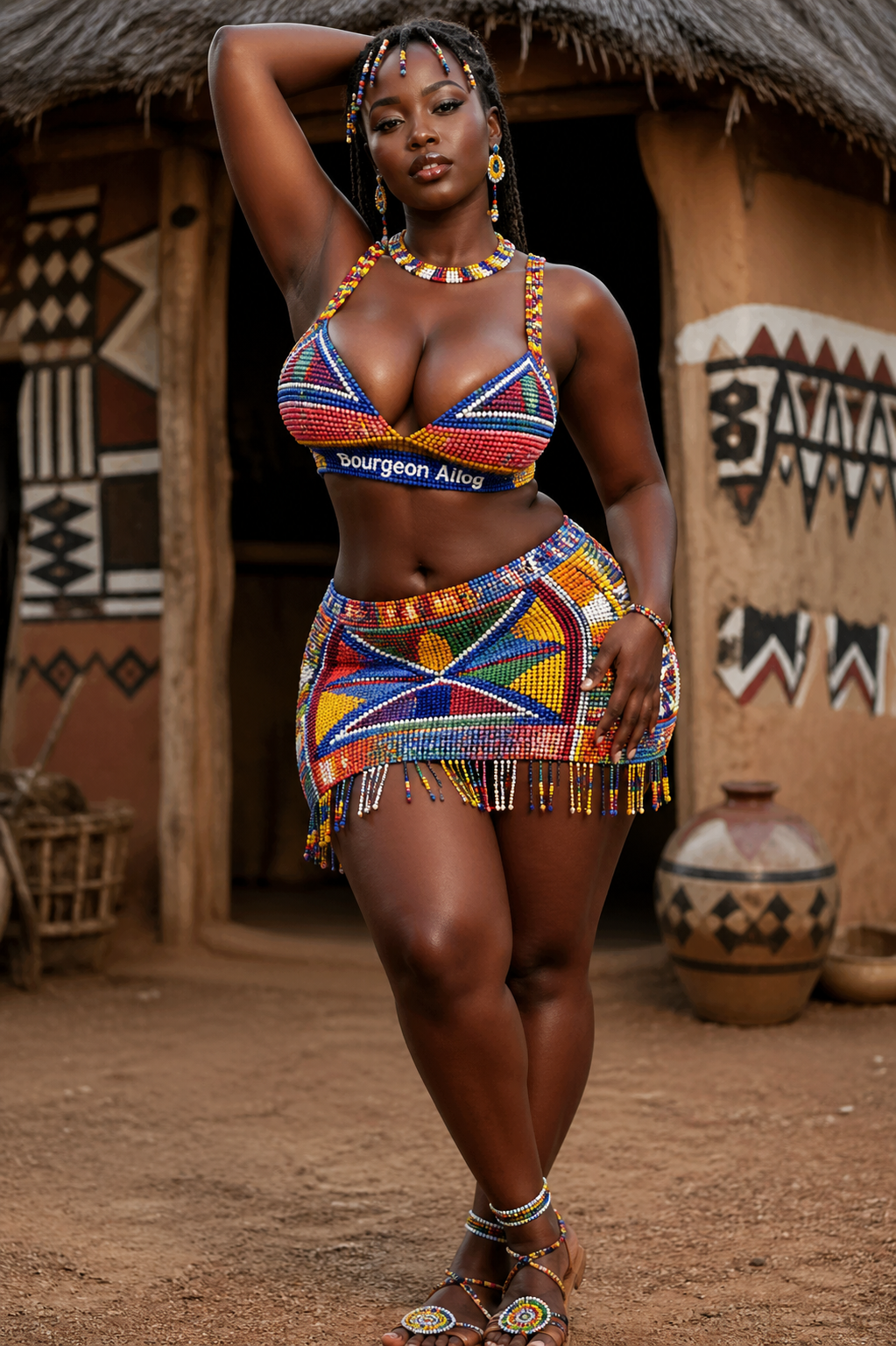 Serving culture, curves, and confidence in every bead ๐โจ
Queen of the kraal, slaying in traditiona...