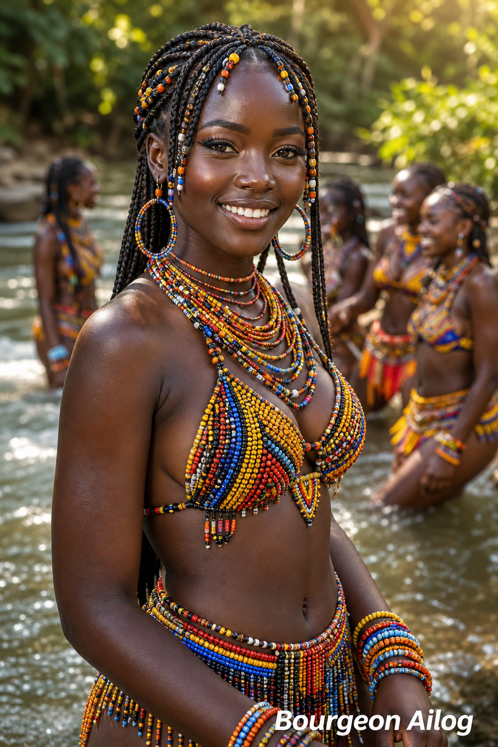 River Goddess Vibes 🌊✨
Heritage in Every Bead. 📿
Radiating Elegance by the Water. 🌿✨
A Celeb...