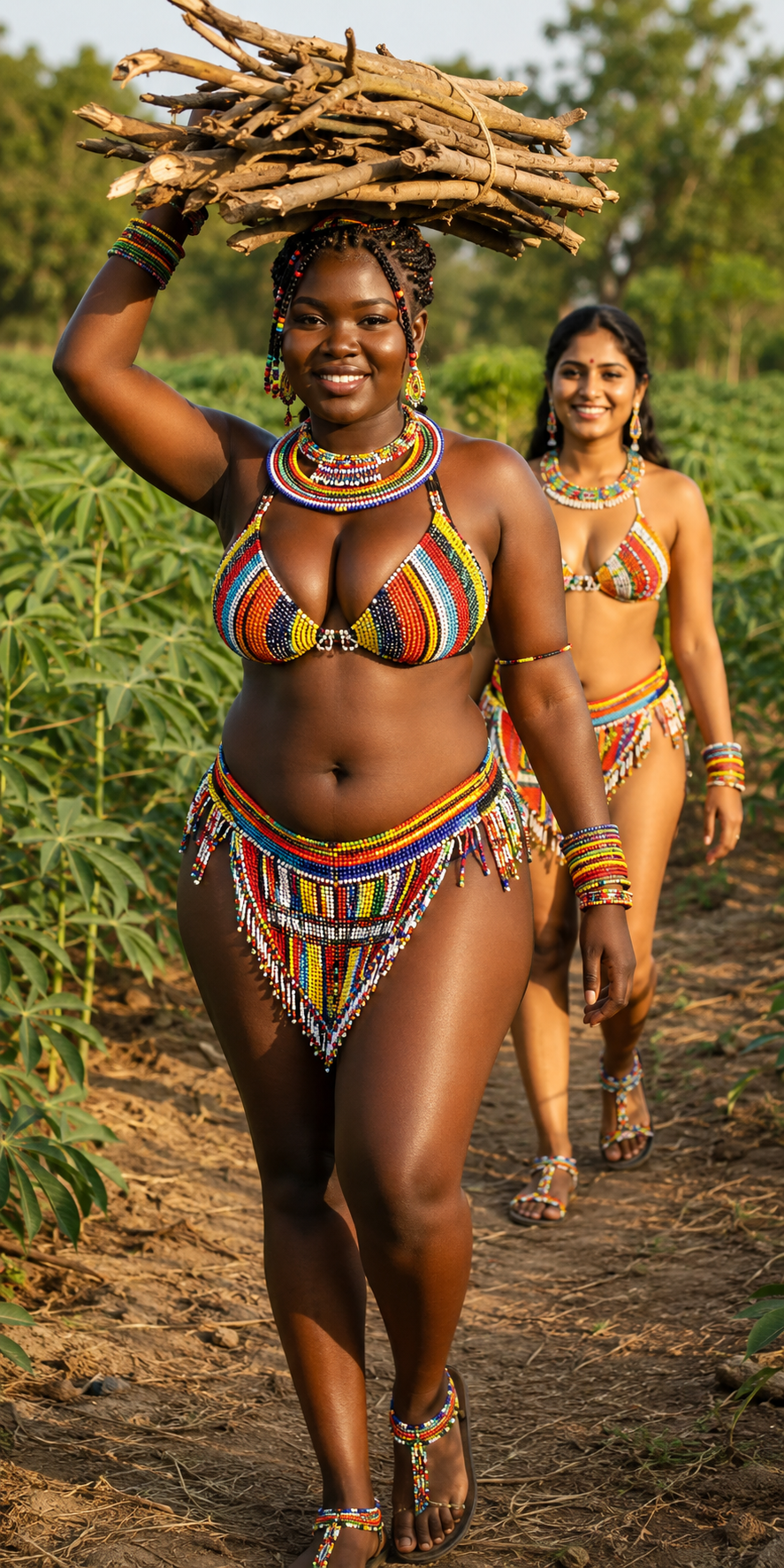 Strong, radiant, and carrying the weight with a smile โ pure queen energy! ๐ช๐ฟ##BourgeonAilog @foll...