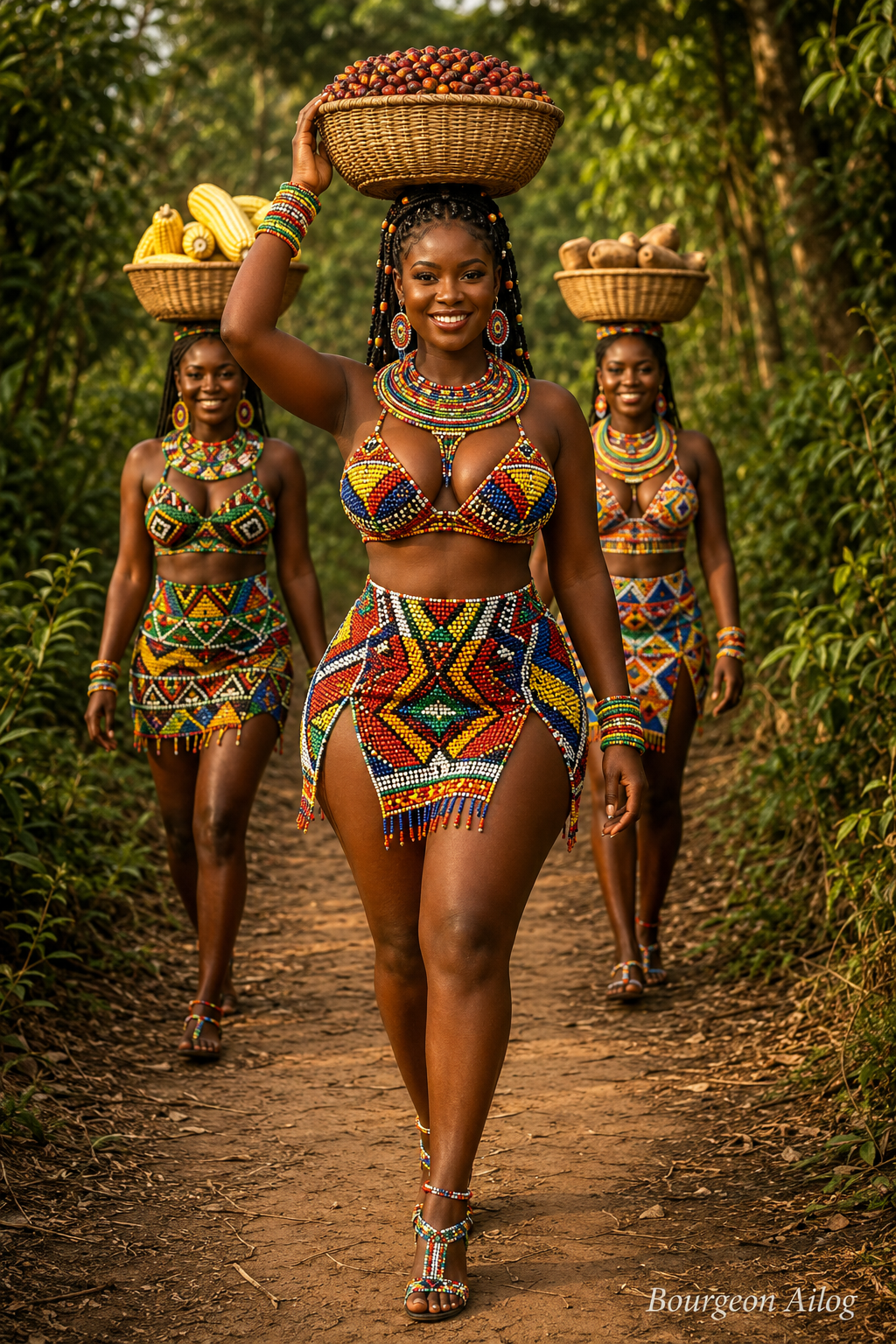 Grace on their heads, power in their stride, and culture in every bead. ๐โจ Queens carrying the har...