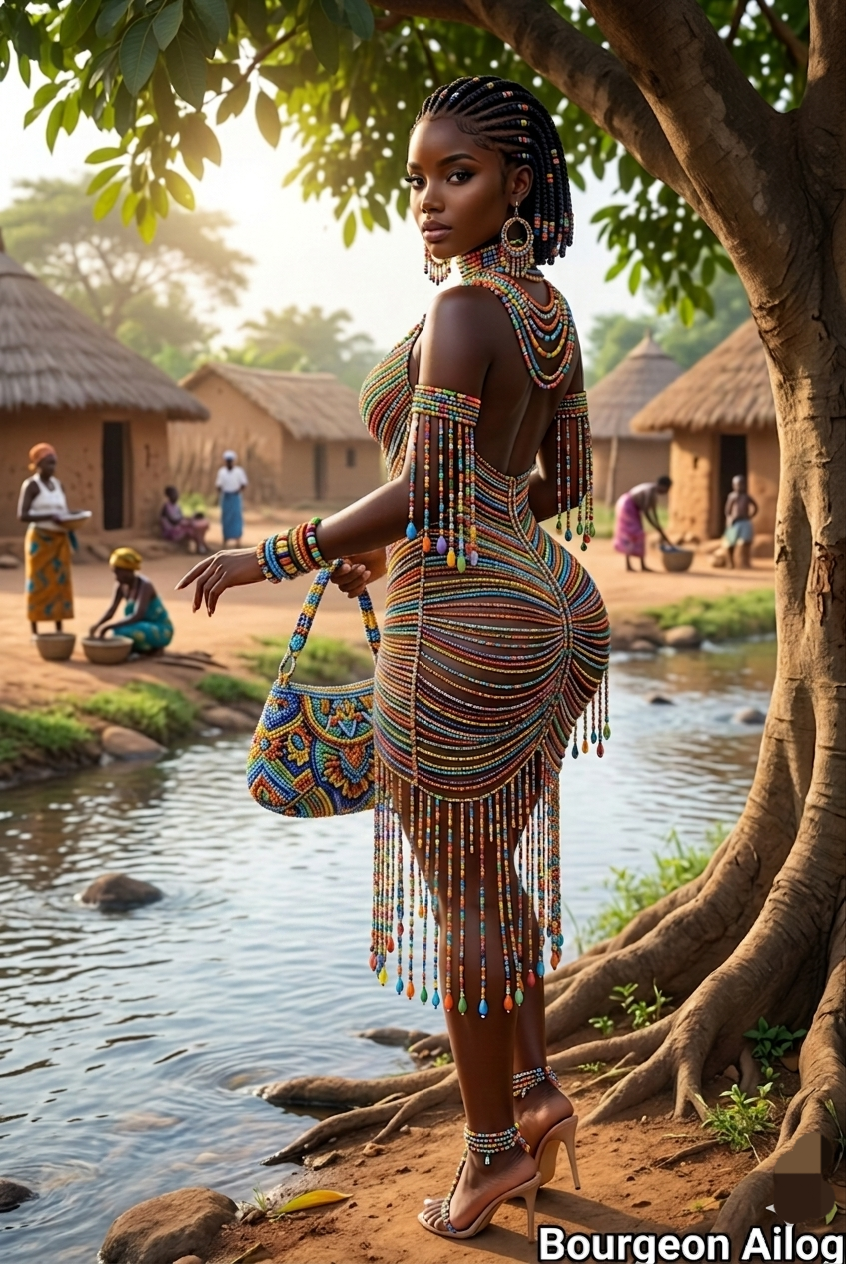 Ancestral beads, modern slay. Queen of the soil and the spotlight ๐ #BourgeonAilog @followers