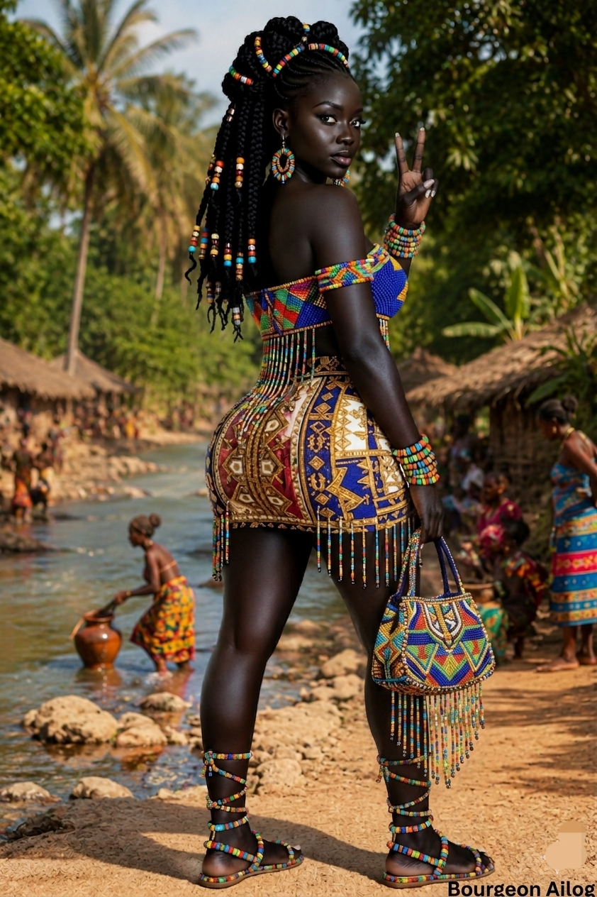 Queen of the Riverbanks โจ
Beaded, bold, and unbothered โ serving culture, confidence, and curves in...