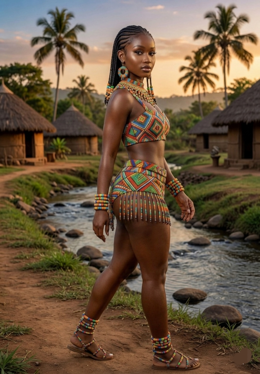 Beaded royalty in her element ✨ Culture never looked this fire 🔥#BourgeonAilog @followers