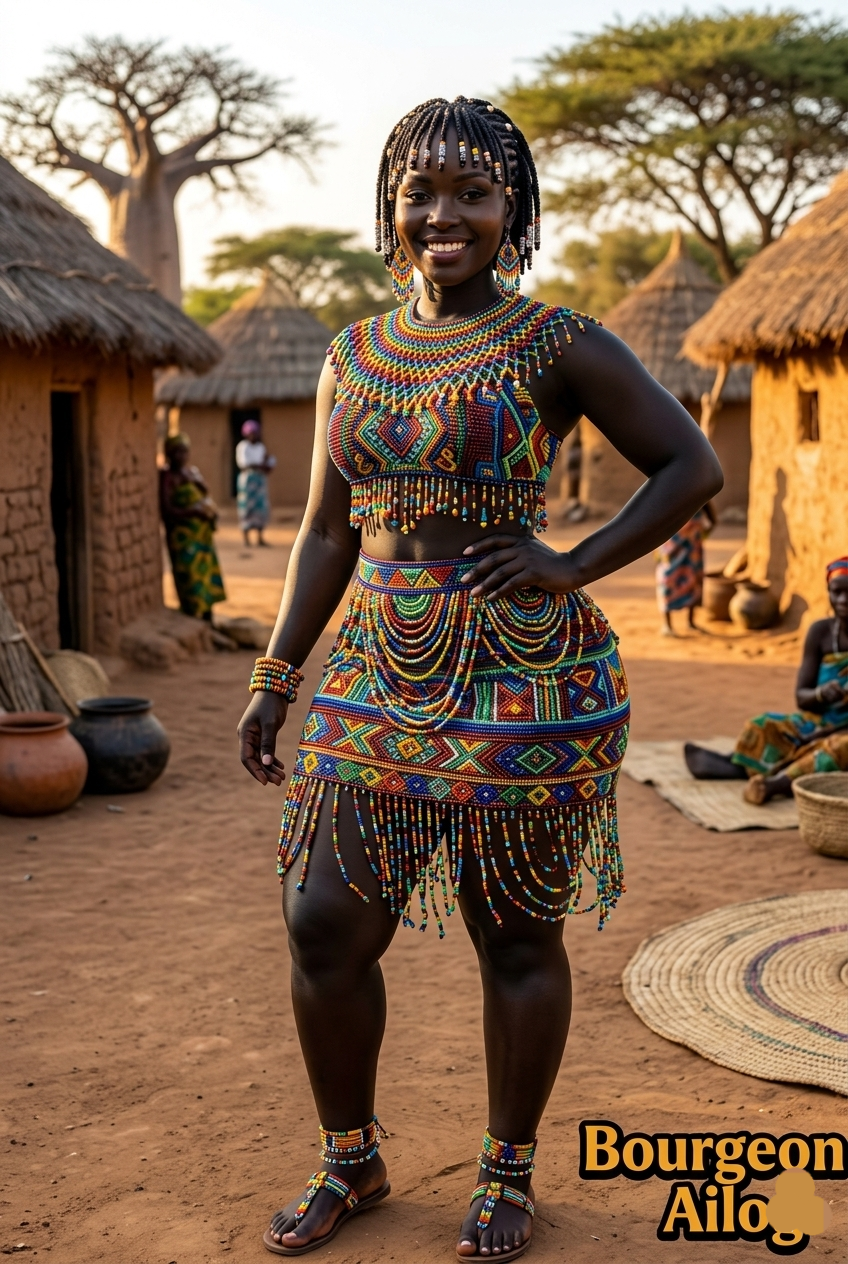 ๐ Beaded royalty in full bloom! โจ
From the vibrant threads of tradition to that radiant smile โ se...